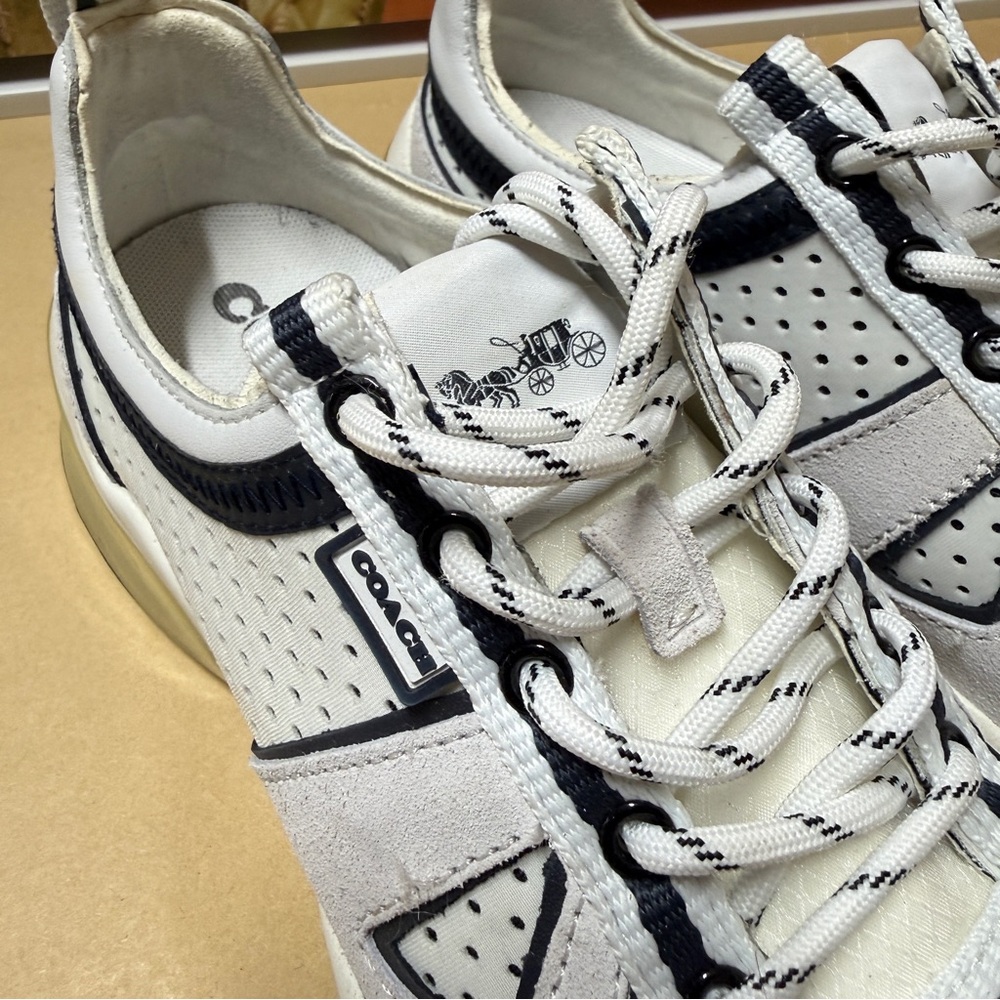 Coach White Citysole Runner Women Shoes 7.5B - Picture 7 of 8